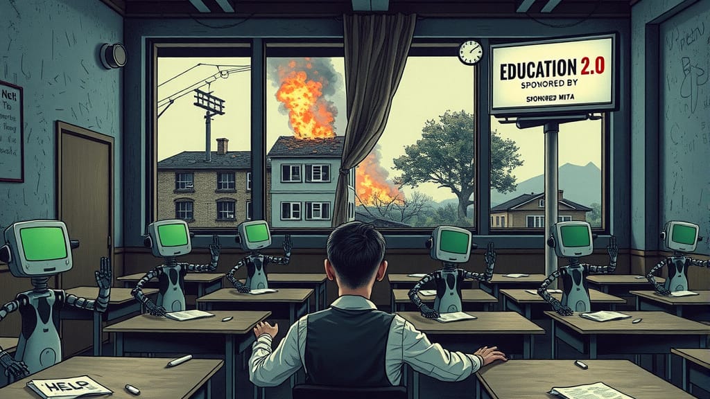 Fire All Teachers-Robots Raise Kids Better (And They Won’t Molest Them) Cover