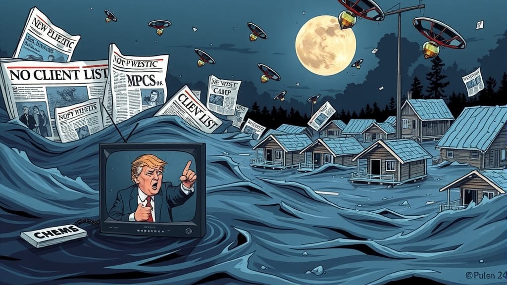 Texas Floods + Epstein Files = Perfect News Cycle Management Cover