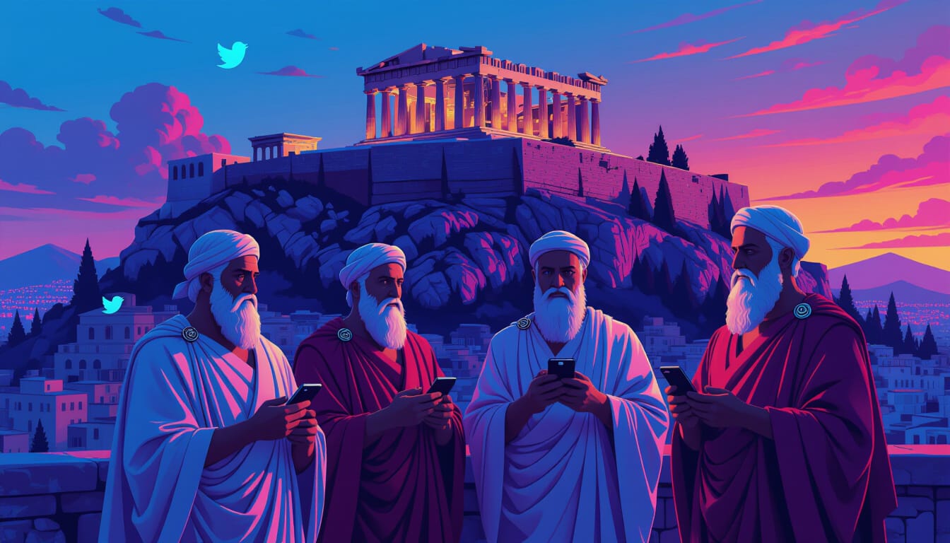 If Ancient Philosophers Had Twitter Beefs Cover