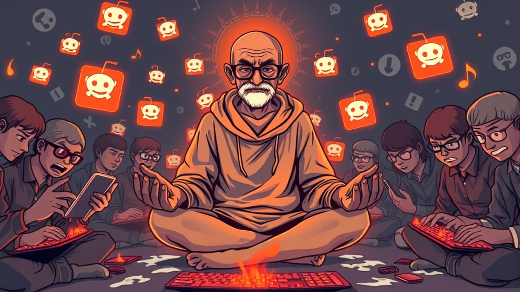 What If Gandhi Rage-Posted on Reddit? Cover
