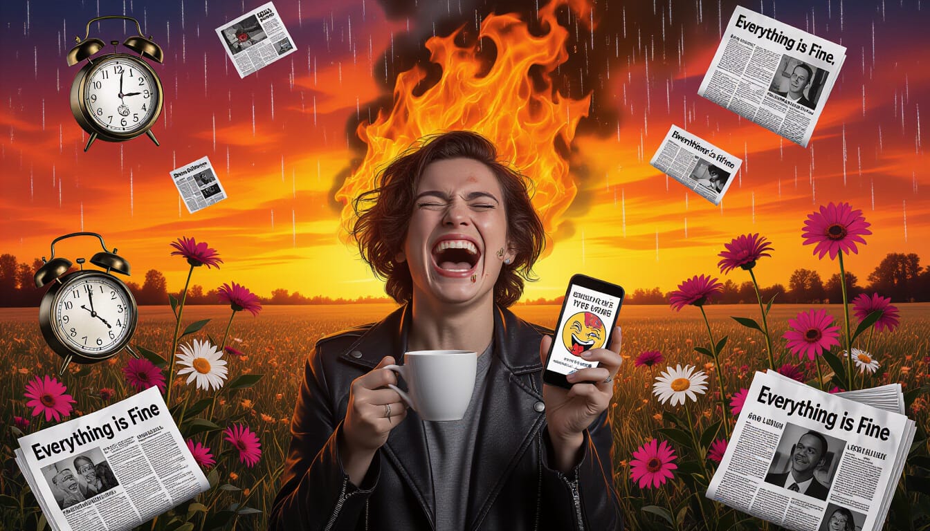 Absurdism for Dummies (And the Doomed): How to Laugh at a Dying Planet Without Getting Canceled Cover