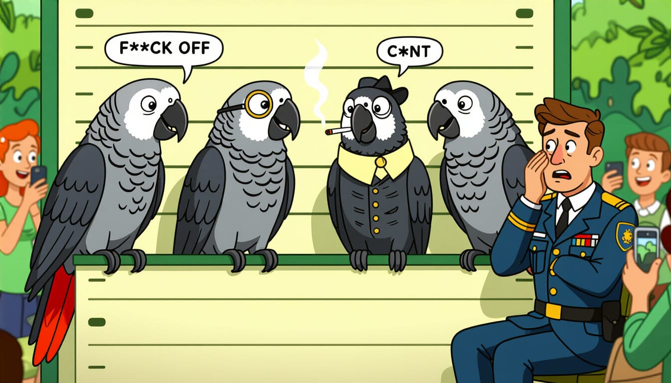 Fowl Language: How Five Swearing Parrots Got Sent to Avian Anger Management