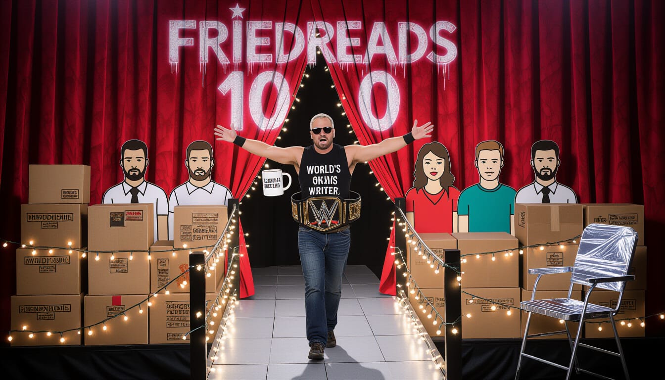 The FriedReads 100th Article Spectacular: Live From My Bedroom! Cover