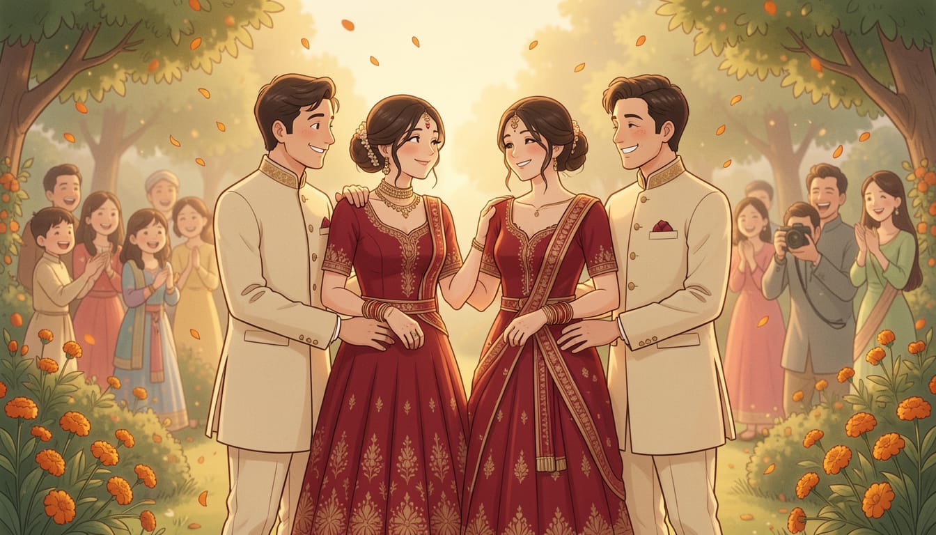 The Twin Marriage Heard 'Round India: A Love Story That Broke the Algorithm Cover
