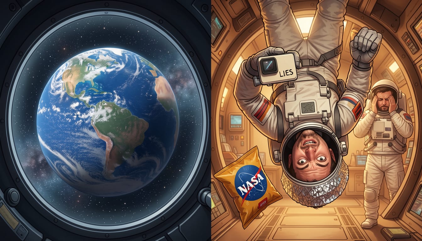 What If a Flat-Earther Was Sent to Space?